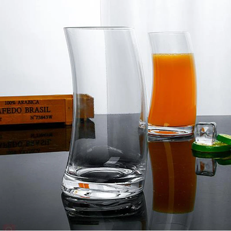 Новая креативная стеклянная чашка в форме полумесяца s бокал для коктейлей вина