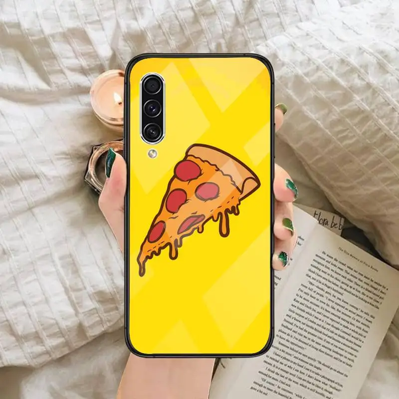 

Pizza French fries Doughnut food Phone Case Tempered glass For Samsung S6 S7 edge S8 S9 S10 e plus note8 9 10 pro