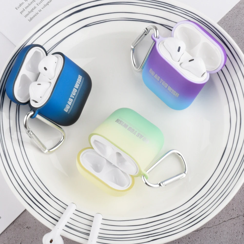 Обновленная версия 1/2 защитный чехол жесткий подходит для Airpods Bluetooth гарнитура с