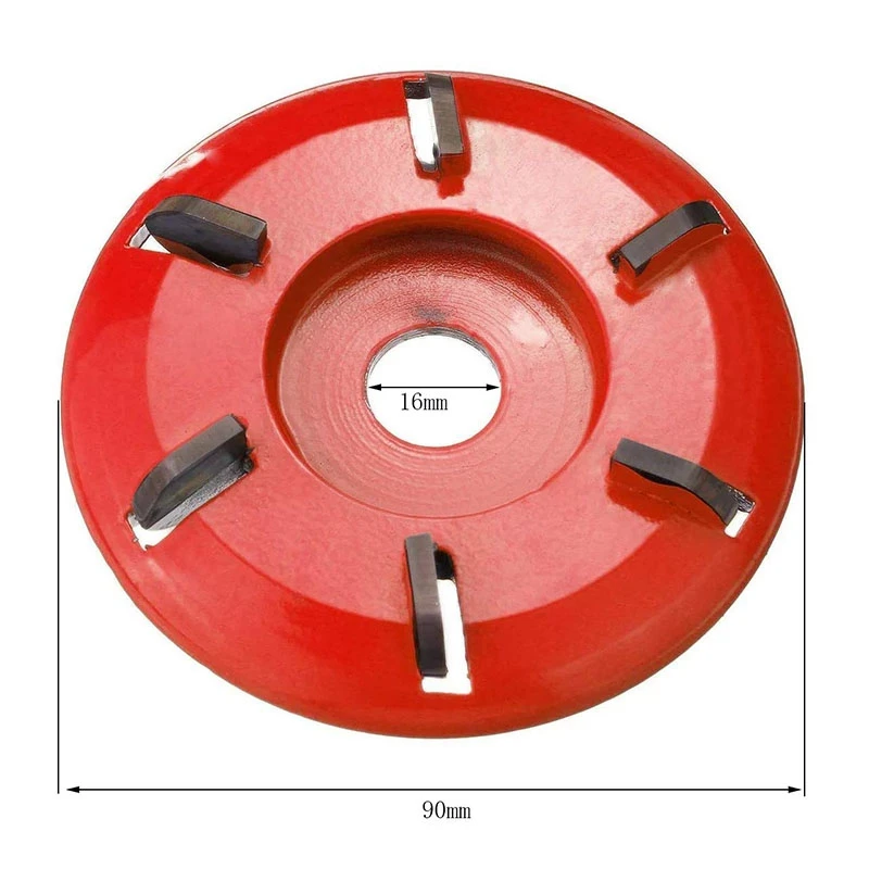 2PCS Wood Carving Shaping Disc Grinding Wheel for angle Grinder 6 Teeth Attachment | Автомобили и мотоциклы