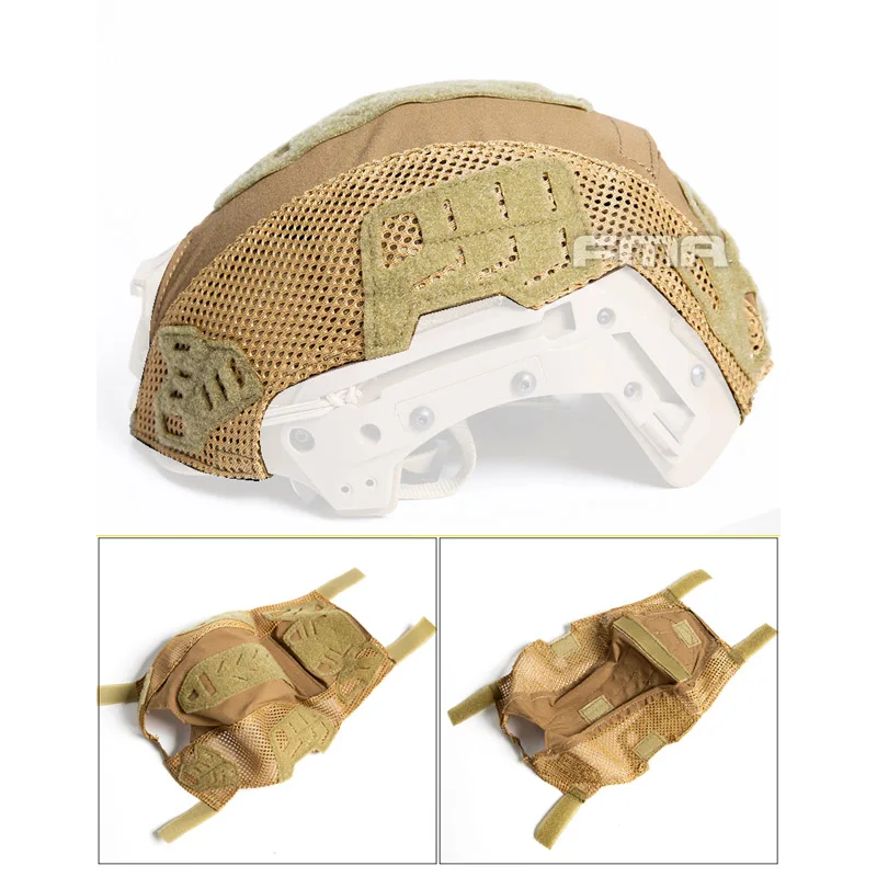 Тактический охотничий чехол на шлем с микрофоном защитный камуфляжная ткань для