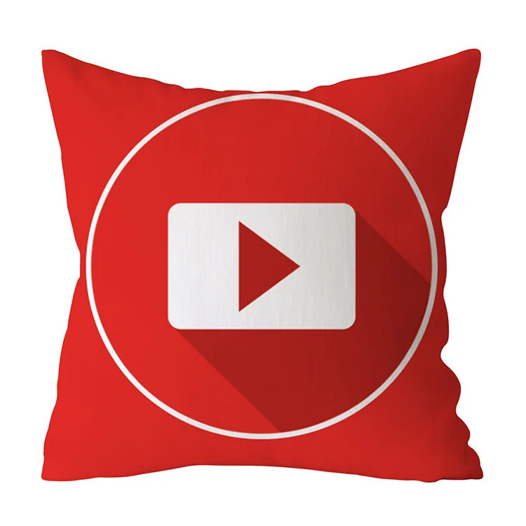 Современный декоративный чехол на подушки Youtube диванные подушки Чехол с изображением Красной площади подушка покрытие домашний декор диван бархат свободного Наволочка на подушку