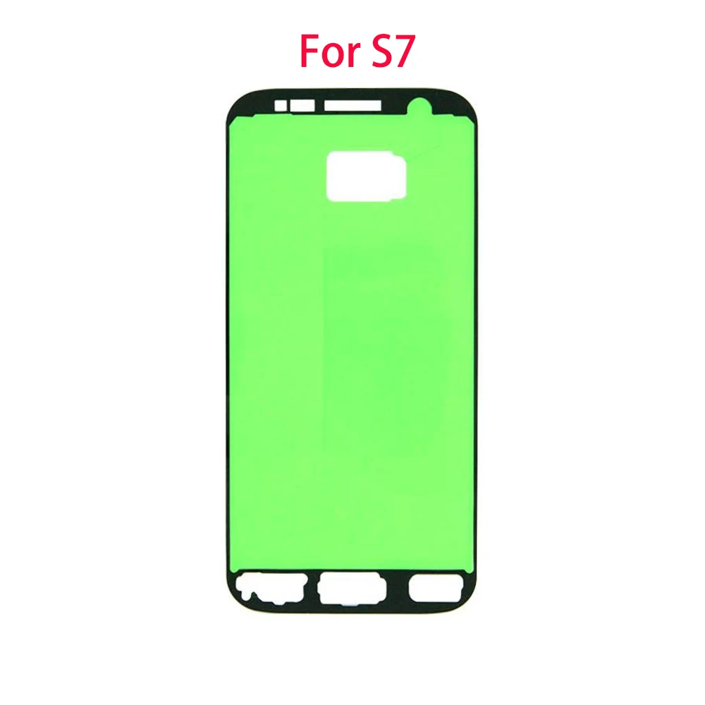 50 шт. lcd рамка наклейка для samsung Galaxy s5 S6 G920 Edge S7 G930 S8 S9 Plus передняя Клейкая