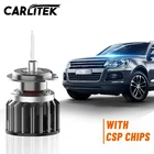 Автомобильные светодиодные противотуманные фары H1 H8 H7 H11 HB4 9006 HB3 9005 HIR2 9012, автомобильные лампы 360 для объектива проектора, чипы CSP, 12 В, 6000K