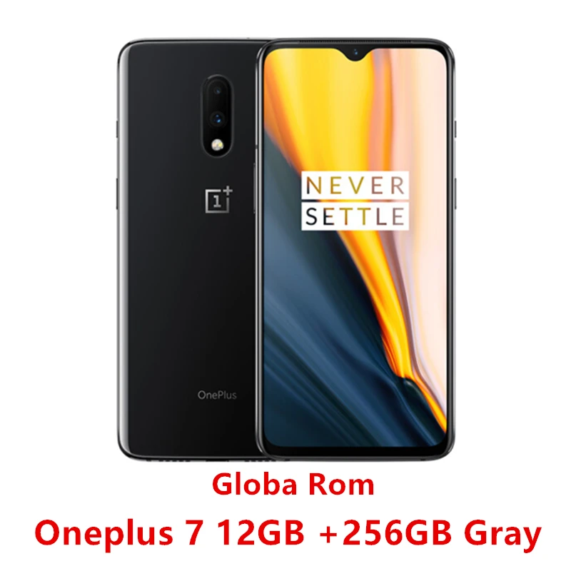 12GB 256GB Gray Смартфон OnePlus 7 с глобальной ПЗУ, 12 Гб ОЗУ, 256 Гб ПЗУ, Смартфон Snapdragon 855, 6,41 дюймов, оптический AMOLED дисплей, отпечаток пальца, камера 48 МП, UFS 3,0 - Цвет: 12GB 256GB Gray