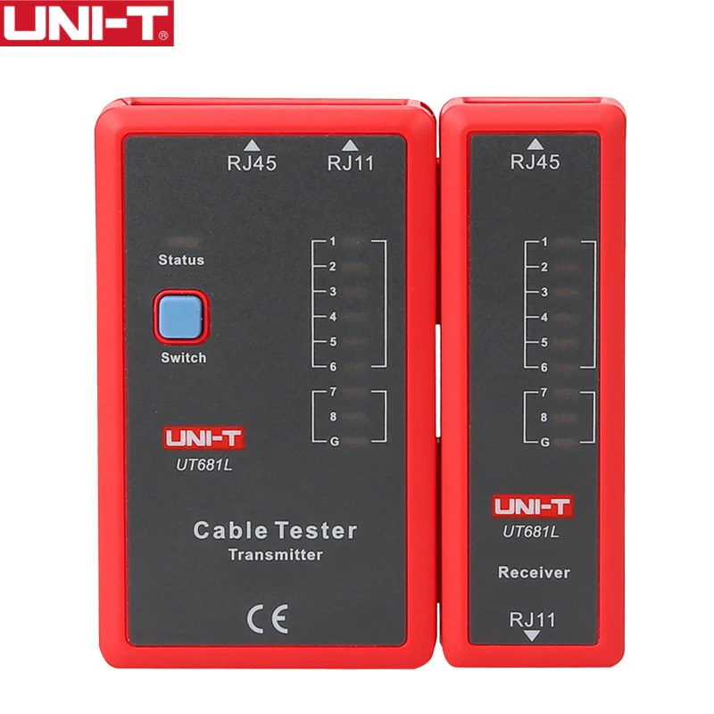 

UNI-T Cable Tester LAN Auto Network Tester Ethernet Telephone HDMI Repair Tool LED Tester UT681L UT681C UT681HDMI