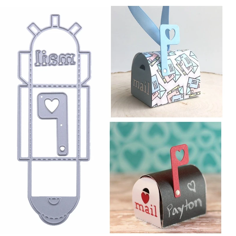 

Mini 3D Mail Box Shape Metal Cutting Dies Stencil For DIY Scrapbooking Crafts Paper Cards Making Embossing Template 2019 New