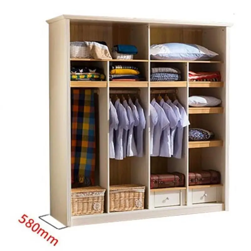 Шкаф для спальни Giyim Madera Lemari Pakaian Wood mobby Quarto Gardrop | Мебель