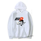 Толстовка с капюшоном Initial D для мужчин и женщин, худи с принтом в стиле аниме Харадзюку, популярная уличная одежда в стиле Харадзюку