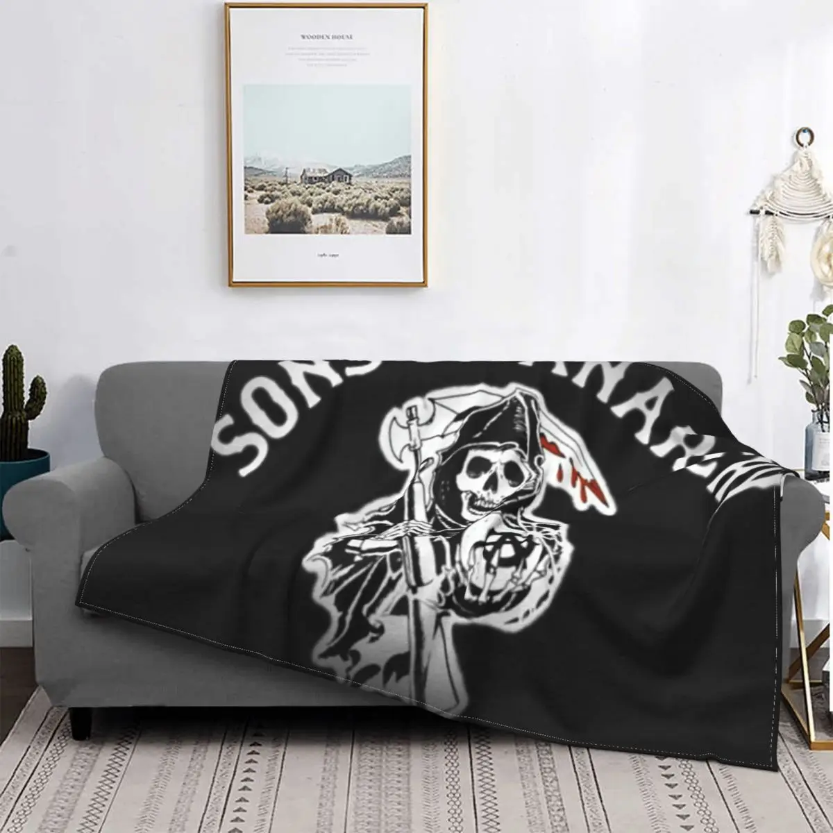 

Одеяло Сын анархии 2027, покрывало на кровать, клетчатое детское одеяло, покрывала для новорожденных, пляжное полотенце, роскошное
