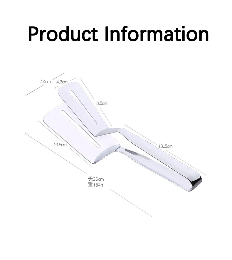304 нержавеющая сталь пищевой Зажим Щипцы для барбекю жареный стейк антиожоговые