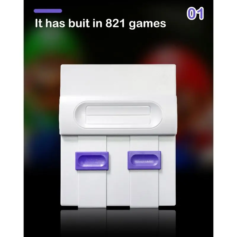 Супер мини HDMI-совместимая с SNES SFC NES Ретро Классическая игровая консоль ТВ