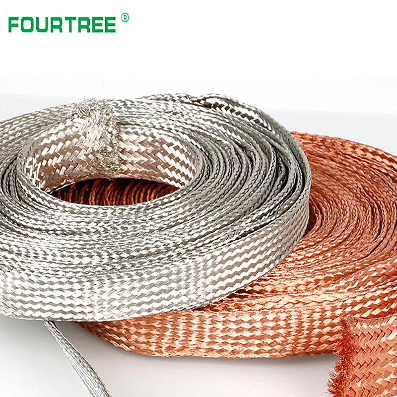 1 м медная Луженая оплетка свинцовая проволока высокая гибкость неизолированный