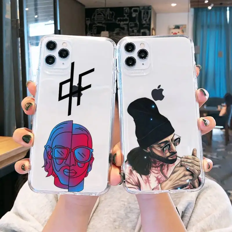 

PNL QLF Rapper Phone Case Transparent soft For iphone 5 5s 5c se 6 6s 7 8 11 12 plus mini x xs xr pro max