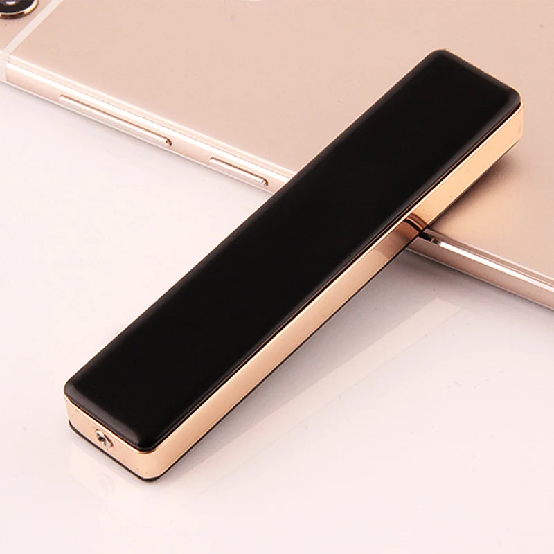 Горячая электрическая зажигалка USB перезаряжаемое Беспламенное ветрозащитное