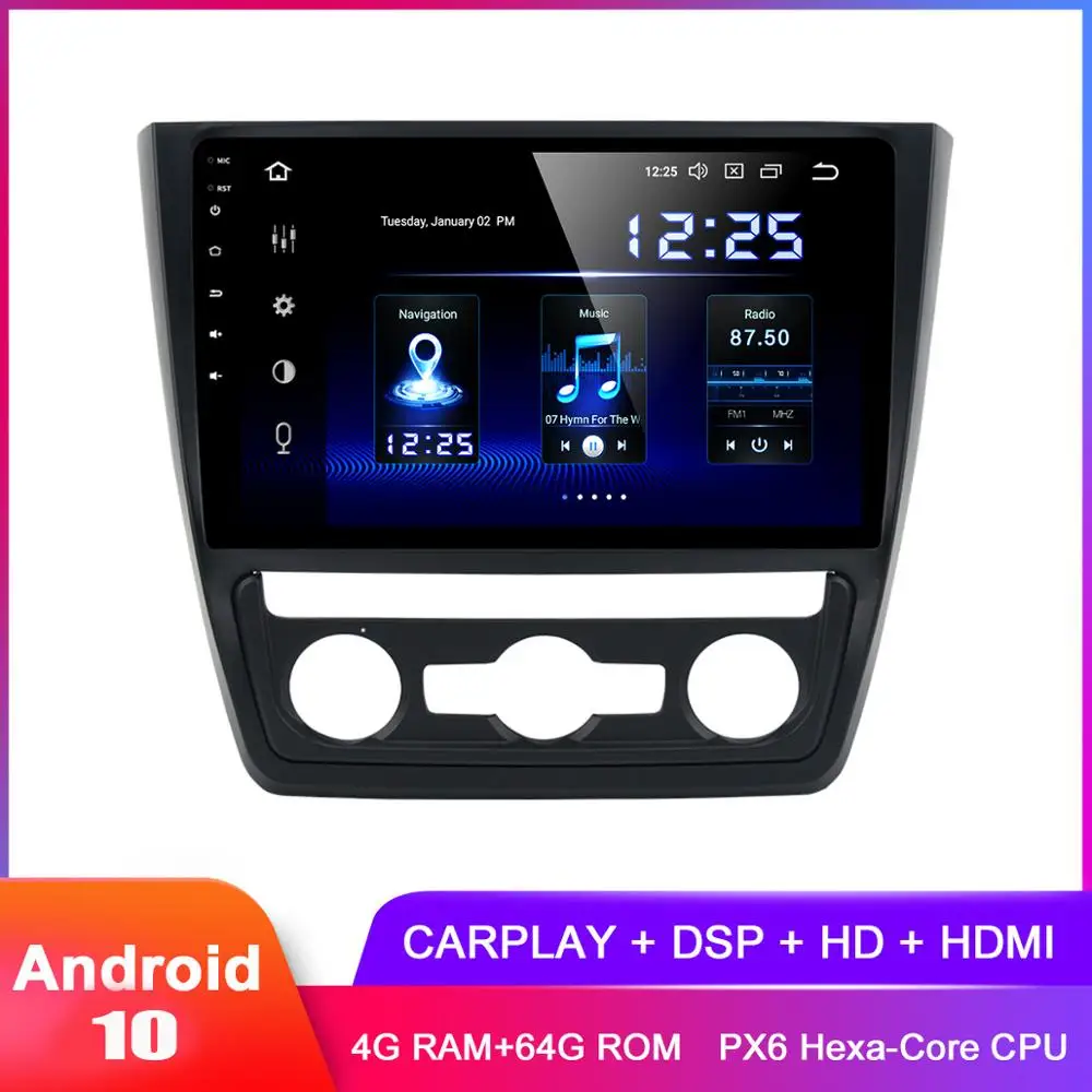 Автомагнитола для Yeti 2014 2015 2016 10 2 дюйма IPS дисплей Android стерео GPS FM Wi Fi DSP аудио видео