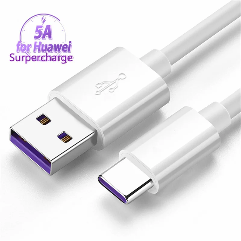 5A Super Fast Charger USB C Cable for Huawei P30 P20 Lite Xiaomi Mi 9 QC 3.0 phone version Type C Charging for Samsung S10 9