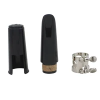clarinet mouthpiece kit with ligatureone reed and plastic capblack