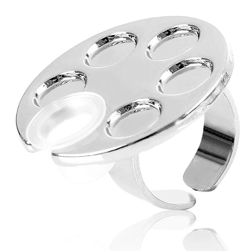 Цветовая палитра из нержавеющей стали паллет ложный Гель лак для нейл арта