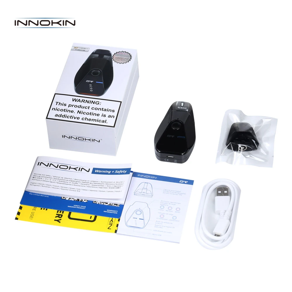 Оригинальный набор Innokin DV vape 500 мАч встроенный аккумулятор с 2 8 мл картриджами для
