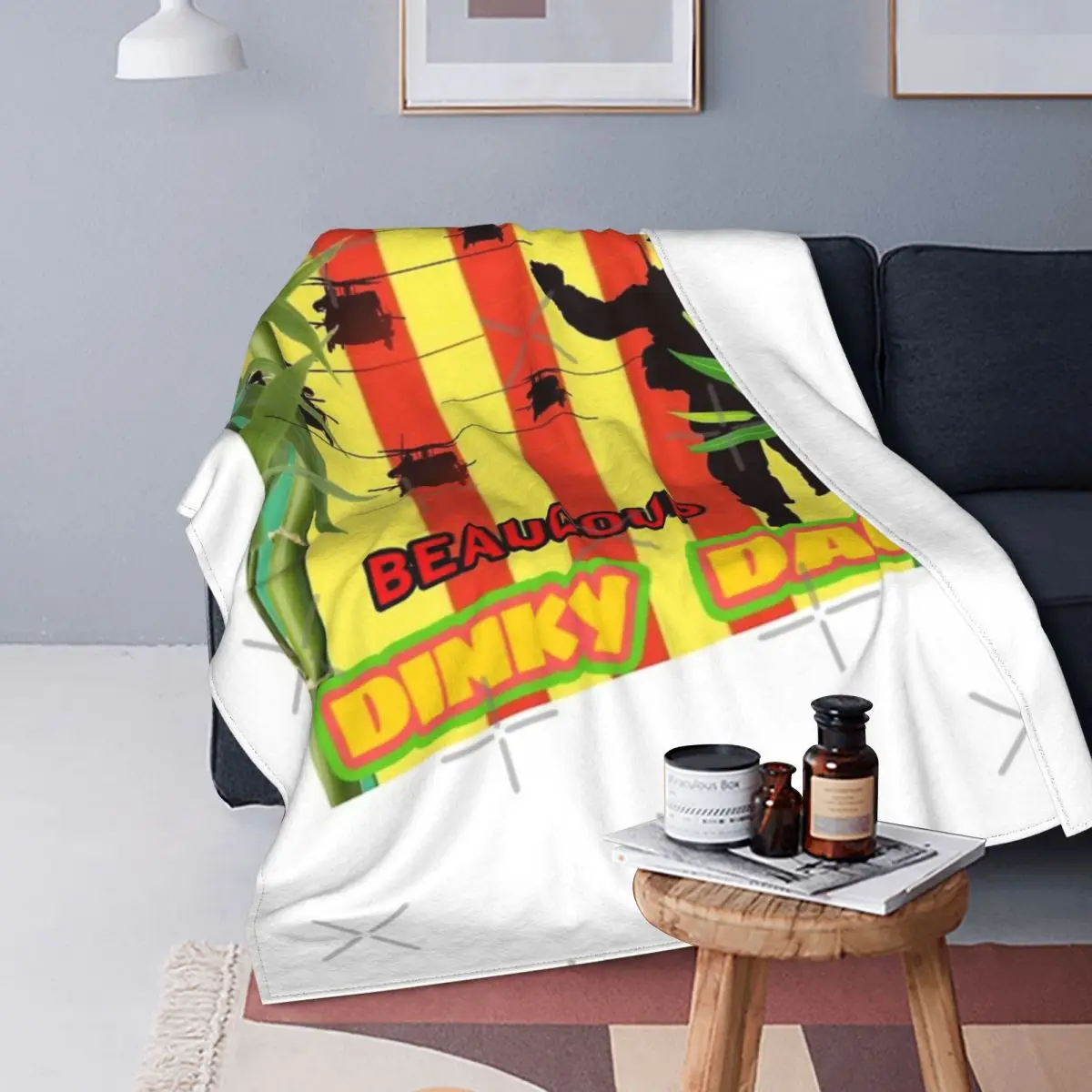 

Di Mau-colcha a cuadros para cama, manta de lana para bebé