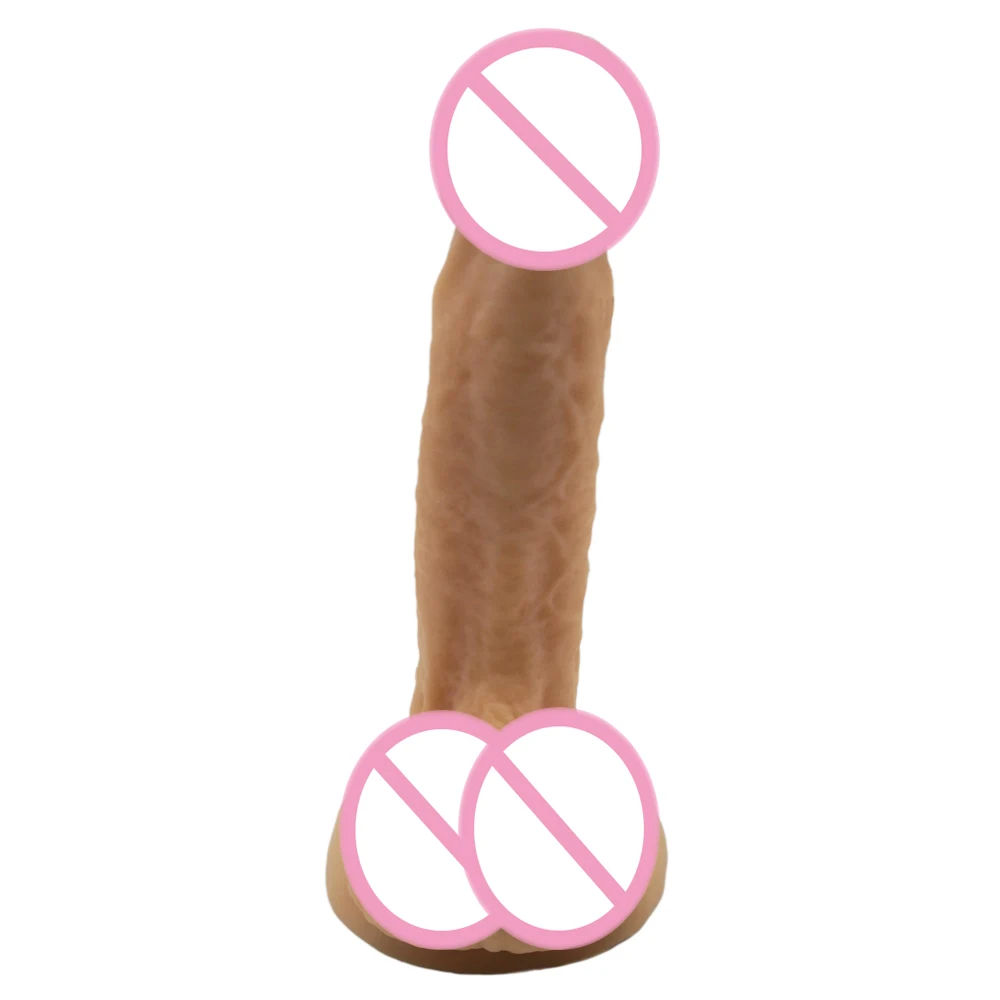 23*3 5 см супер Реалистический Пенис гибкий мягкий пенис утешение вибратор секс с