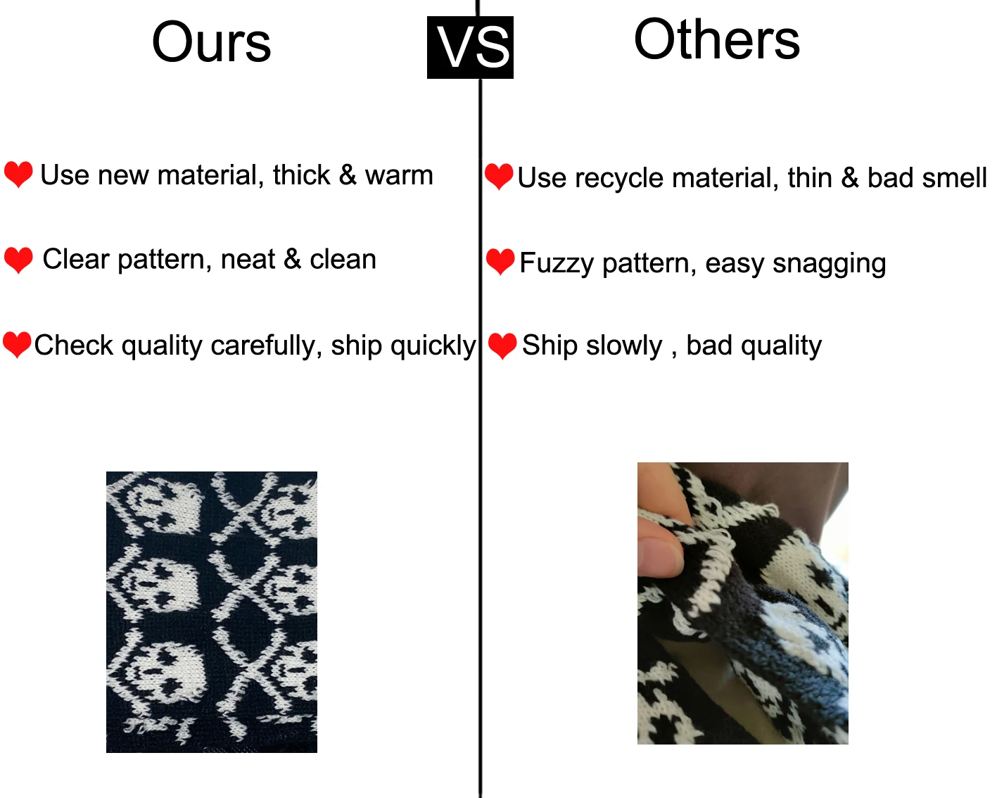 Шарф женский мужской Зимний вязаный с Черной Бахромой |