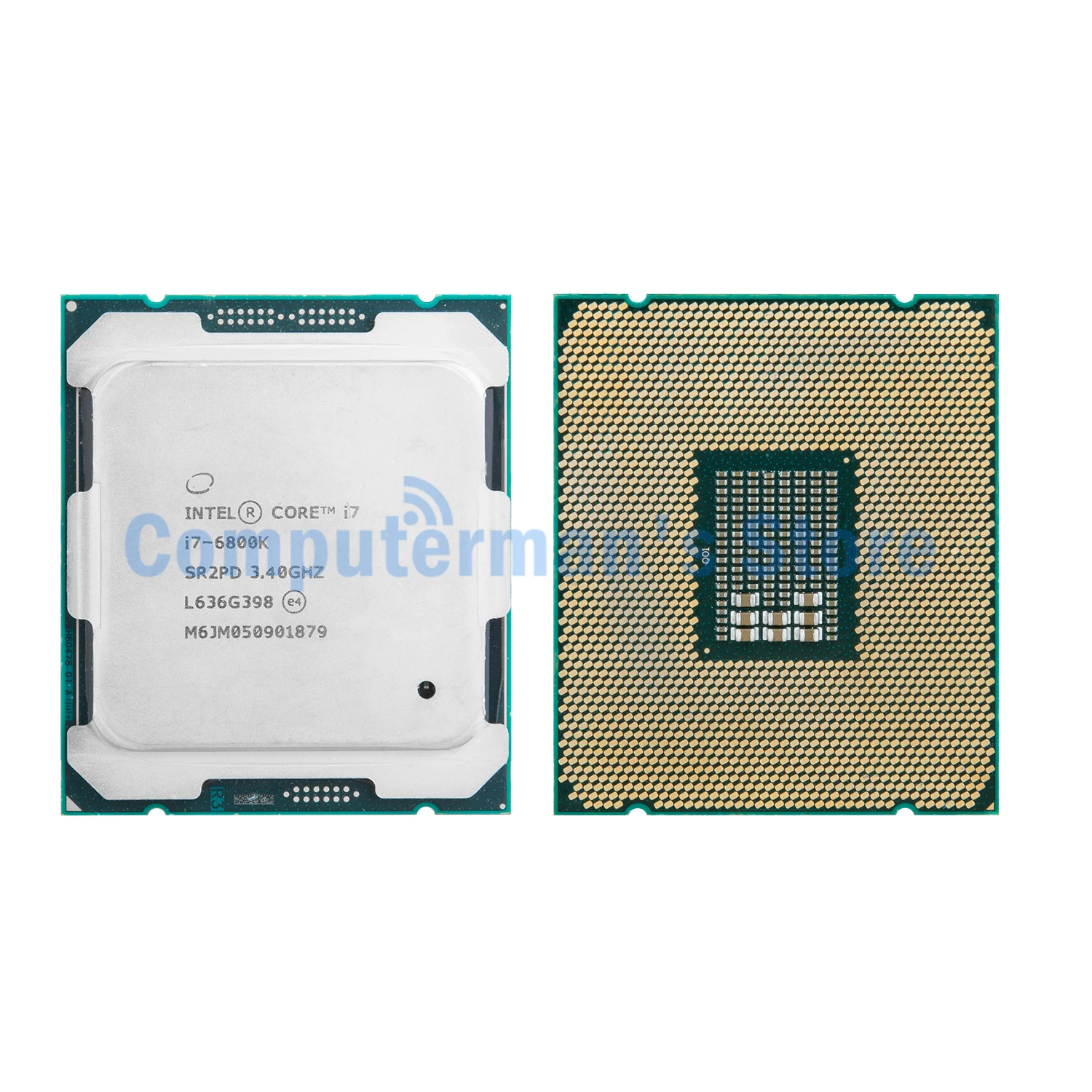 

HUANANZHI Cleaning cloth with Intel CORE i7 6800K CPU 3.4G Serve LGA 2011-V3 6800K PC Desktop processor For X99 motherboard