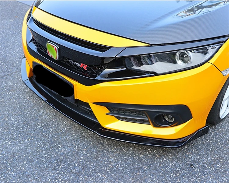 Для Honda Civic Body kit спойлер 2016-2018 YC ABS задний передний бампер диффузор защитные