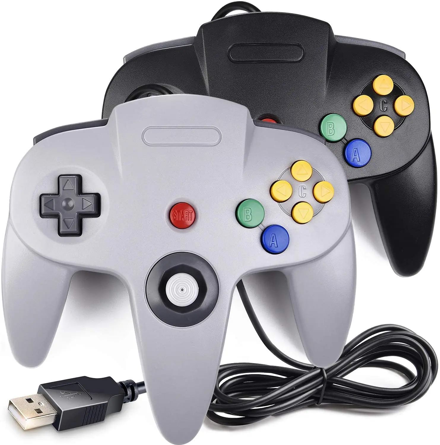 2 шт./упаковка USB-контроллер N64 для Windows 10/8/7 | Электроника