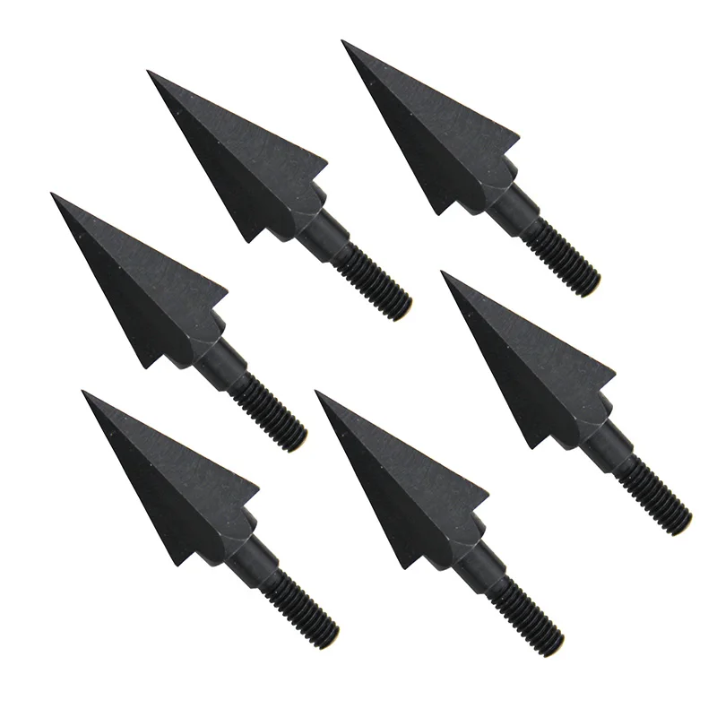 3 шт. новые высококачественные 100 зернистые черные наконечники для стрел из Лука