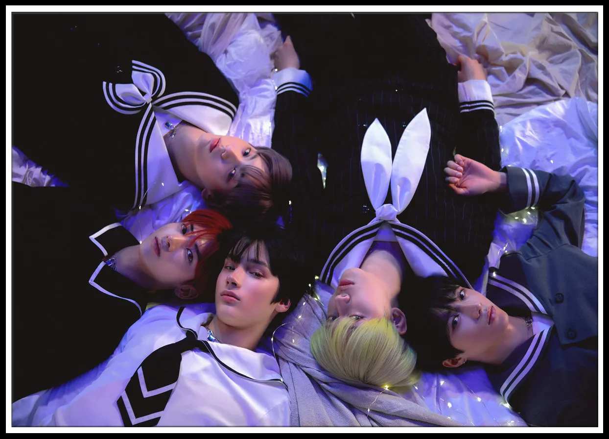 Постер K-pop TXT новый альбом хаосы Заморозка Картина на холсте настенное искусство