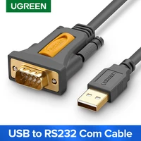 ugreen usb to rs232 cable com port serial line pda 9 db9 pin rs232 usb adapter for electronic display windows 7 xp vista mac os