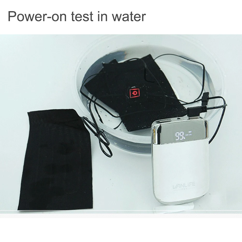 5V грелки USB зарядка одежда зимние электрические нагревательные листы открытый