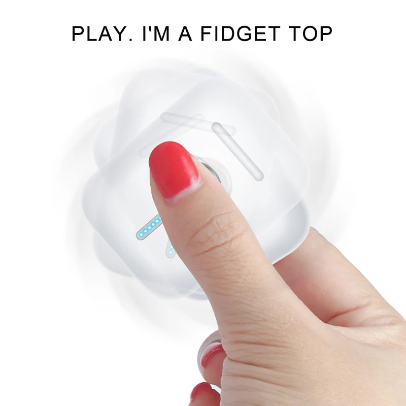 Беспроводные наушники Bluetooth 5 0 TWS Водонепроницаемые Наушники Модные Spinner