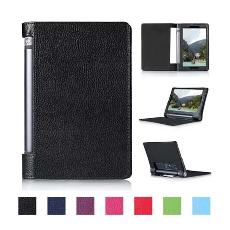 Чехол-книжка из искусственной кожи чехол F " для lenovo Yoga Tab 3 8,0 850F чехол-подставка для планшета s+ пленка+ Бесплатный стилус