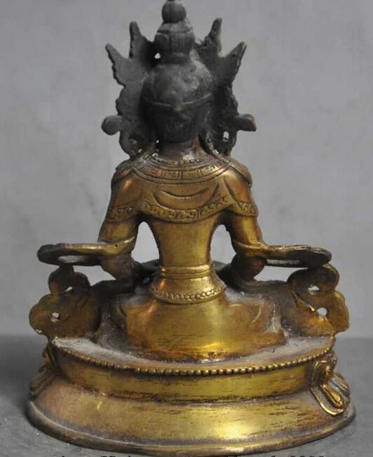 923+++old tibet buddhism bronze gilt Vajrapani Vajrasattva tara Kwan-Yin buddha statue | Дом и сад