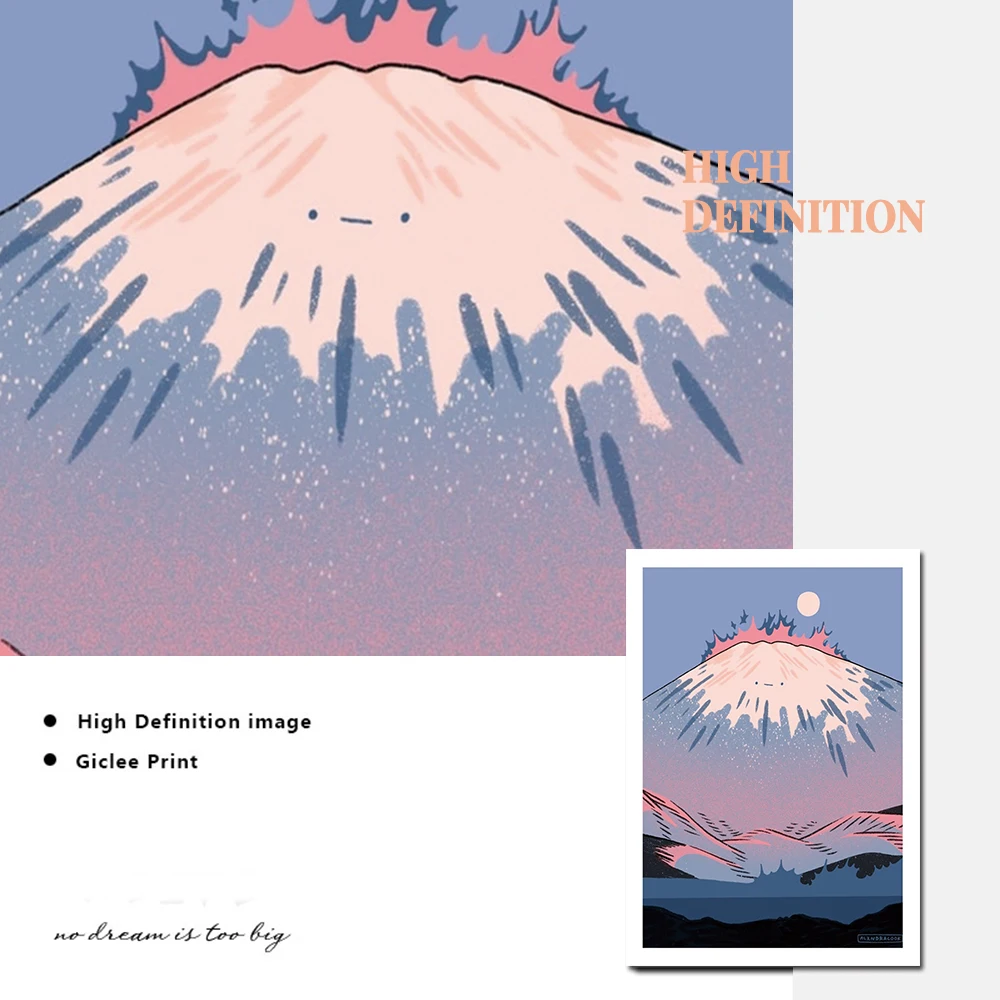 Скандинавский мультяшный Кот холст Постер в скандинавском стиле аниме летний