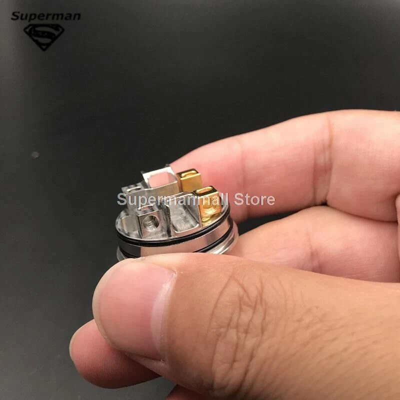 

2019New Drop Dead V2 RDA Atomizer tank Fit 510 Conical top cap BF Squonk Capable 24mm Diameter Electronic Cigarette Atomizer