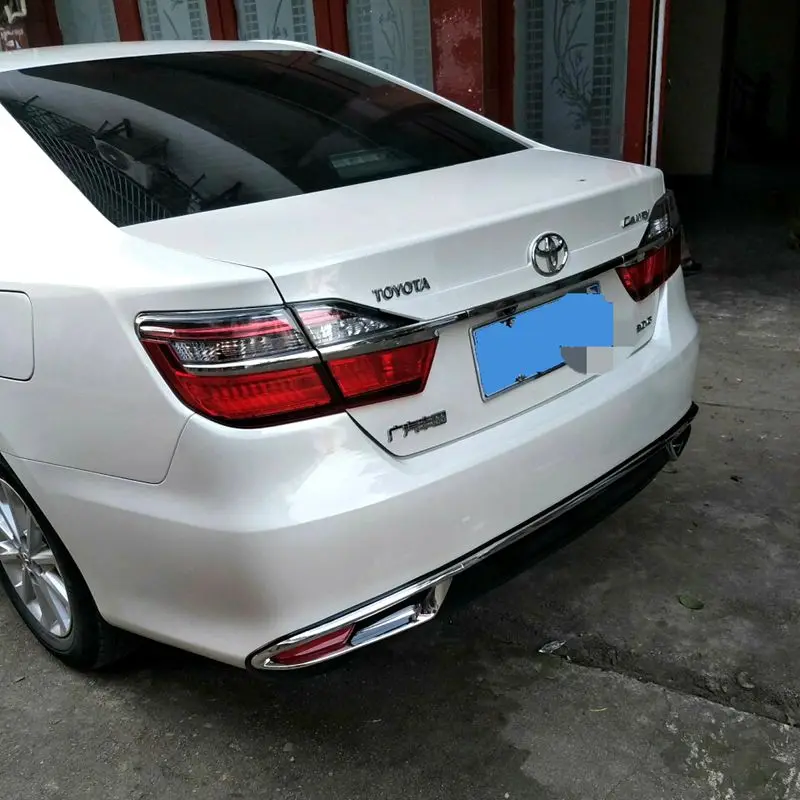 Автомобильный задний бампер протектор для Toyota Camry 2013 задние бамперы рассеиватель для губ декоративная противоскользящая накладка бампер крышка