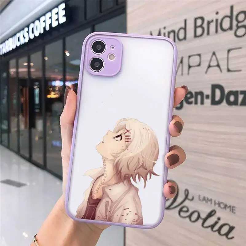 

JUUZOU SUZUYA Tokyo Ghouls anime Phone Cases matte transparent For iphone 7 8 11 12 plus mini x xs xr pro max cover
