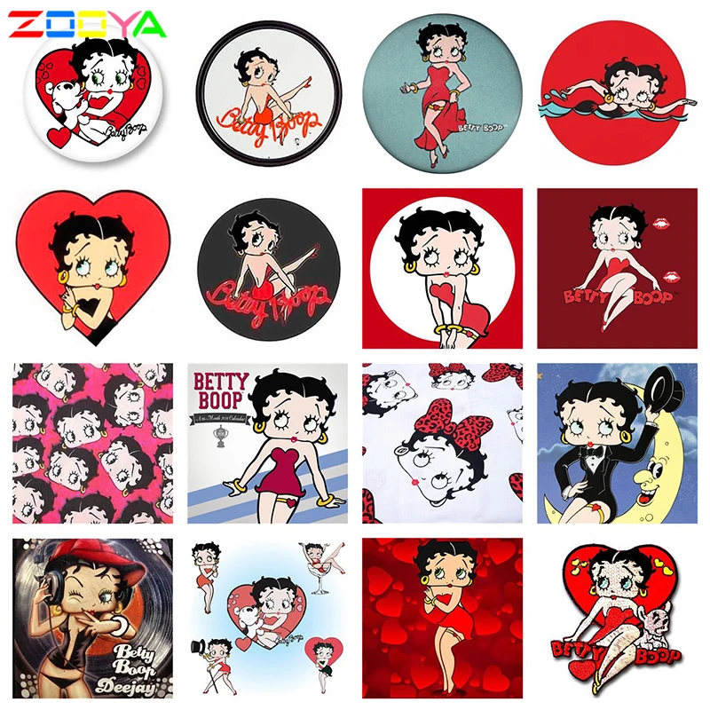 5D алмазная картина Бетти Буп вышивка мультяшная девушка бродери Алмазная