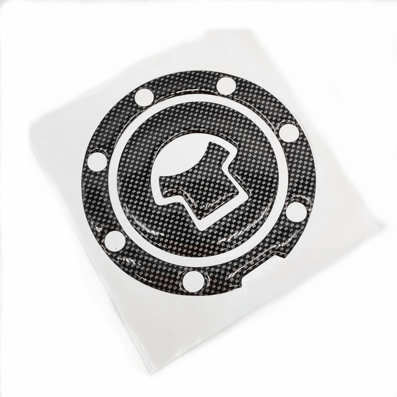 Carbon Fiber Motorcycle Fuel Gas Oil Cap Tank Pad Tankpad Protector Sticker for Honda Suzuki Kawasaki Yamaha image 4