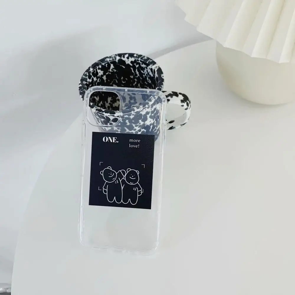 ORYKSZ Прозрачный чехол для телефона с изображением медведя из мультфильма iPhone 11 Pro