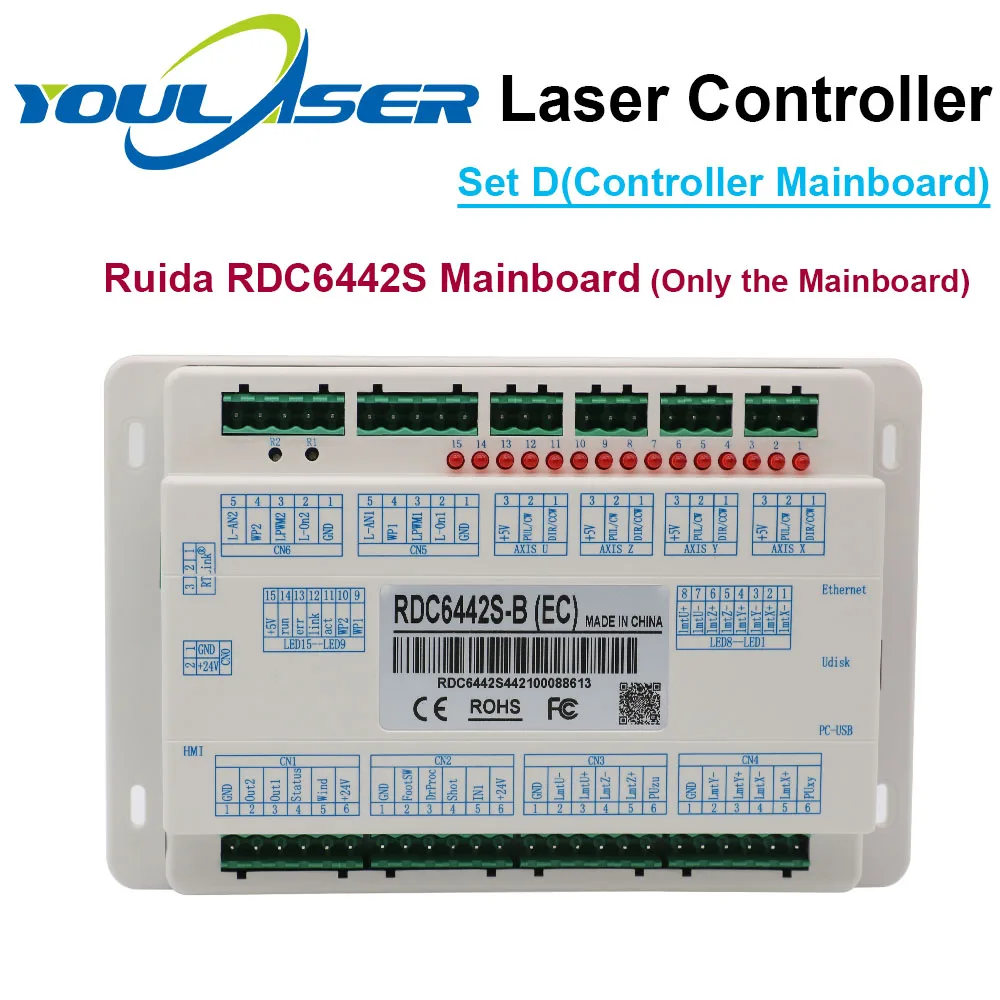 Контроллер лазера Ruida RDC6442S Co2 для лазерной гравировки и резки | Инструменты
