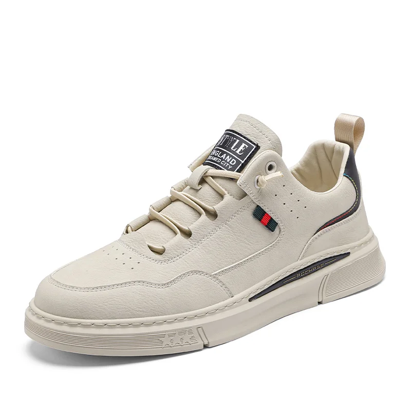 Xiaomi Mijia Seneakers Men Running Shoes Leather Casual Flats Male Fashion Classic Color Breathable Slip-On Outdoor Sports Shoes