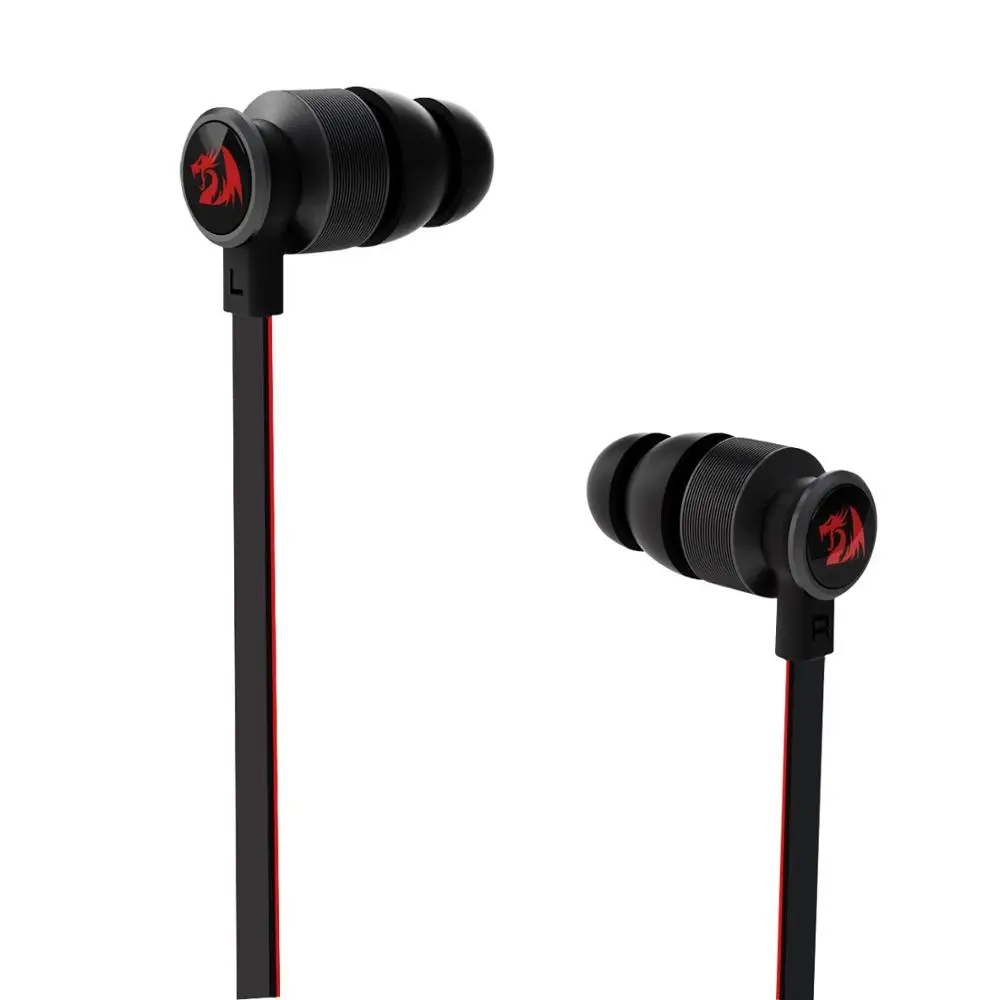 Игровые наушники Redragon Pro E200 вкладыши с тяжелыми басами микрофон для телефона