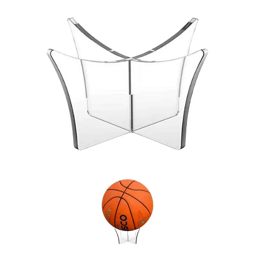 

Футбольный стенд акриловая подставка для мячей, подставка для мячей, прозрачная подставка для хранения спортивных мячей для баскетбола, фу...