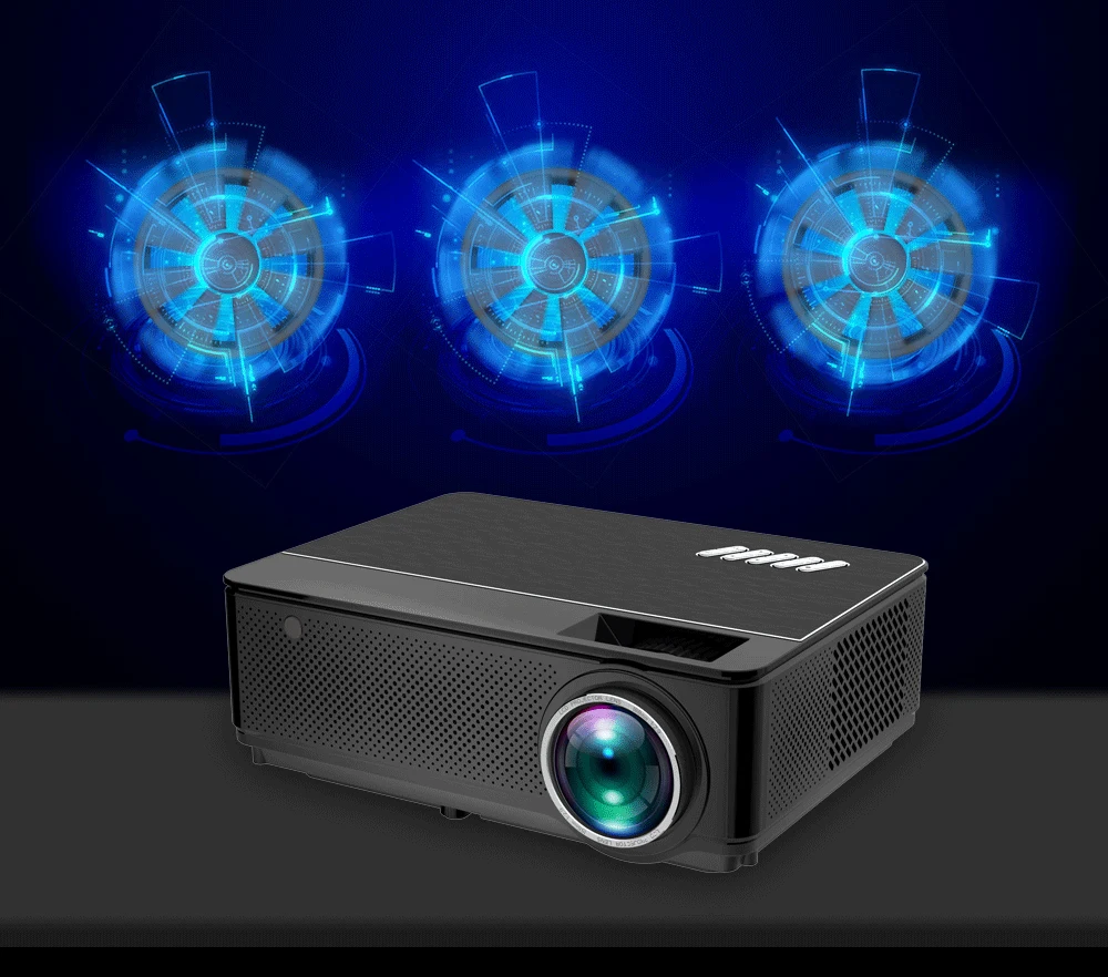 ALSTON M6/M6W светодиодный проектор 5500 люмен двойные HIFI колонки дополнительно Android6.0 WiFi bluetooth Поддержка 1080P проектор