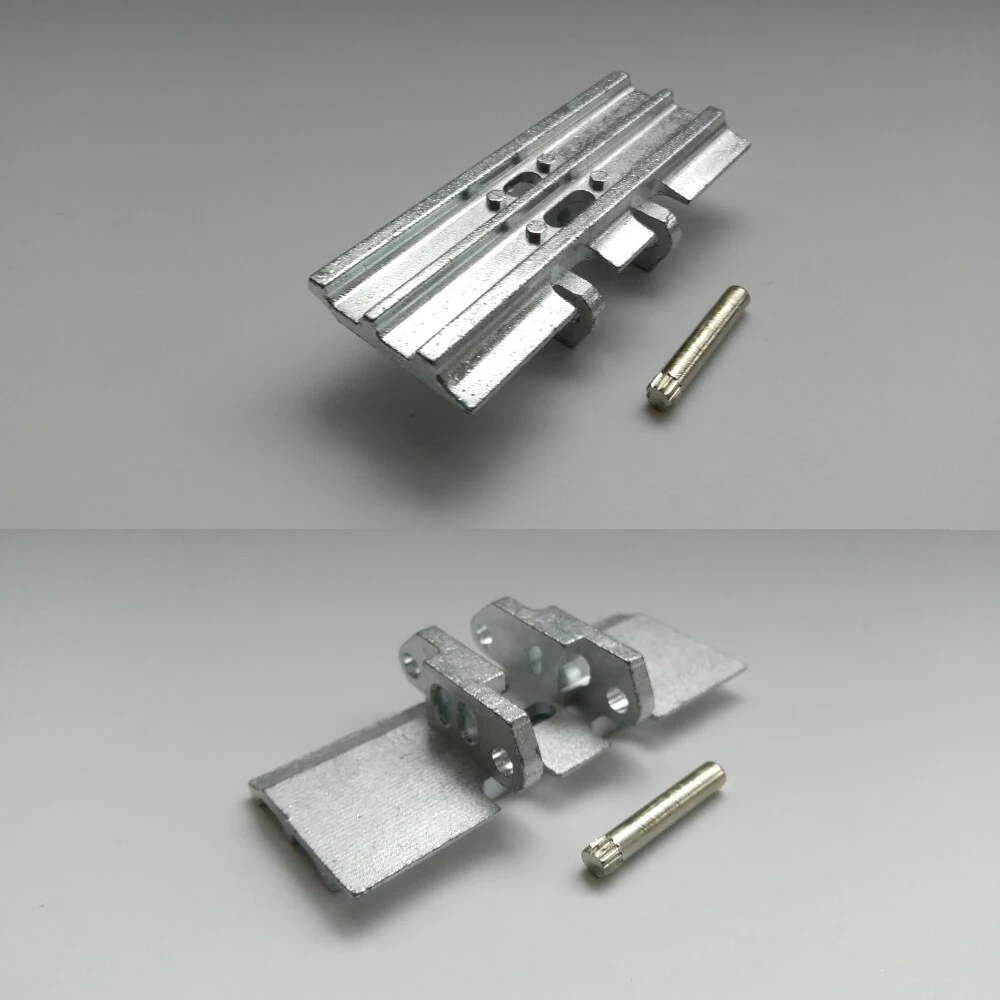 1/12 Rc гидравлическая гусеница экскаватора металлическая гусеничная цепь 50 мм * 20